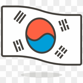 South Korea Flag Emoji Clipart - South Korea Flag, HD Png Download - south korea flag png
