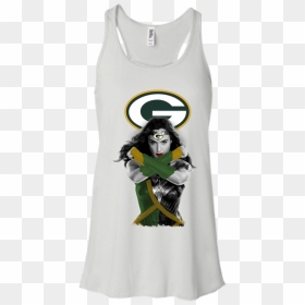 Green Bay Packers Wonder Woman Women March Women Rights - Active Tank, HD Png Download - green bay packers png