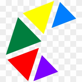 Colorful Svg Clip Arts - Triangle, HD Png Download - colorful png