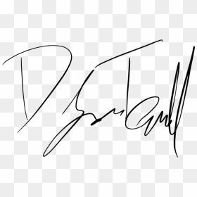 Dylan Signature - Bob Dylan Signature Transparent Background, HD Png Download - thank you .png