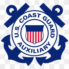 Uscgaux Logo - Us Coast Guard Clip Art, HD Png Download - coast guard logo png