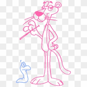 The Pink Panther - Clipart Pink Panther Coloring, HD Png Download - pink panther png