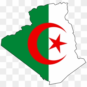 Algeria Country Flag Map, HD Png Download - english flag png