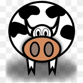 Cow Silhouette Clip Art Download - Cow Clip Art, HD Png Download - cow silhouette png