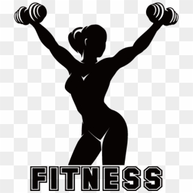 Physical Fitness Fitness Centre Silhouette - Female Fitness Silhouette Png, Transparent Png - fitness silhouette png