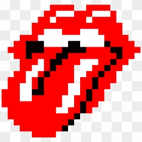 Rolling Stones Pixel Art, HD Png Download - rolling stone logo png