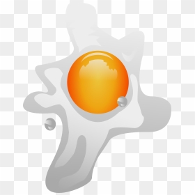Fried Egg, HD Png Download - cracked egg png
