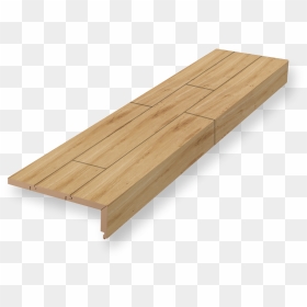 Natural Wood Stair Treads, HD Png Download - stair png