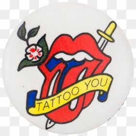 Rolling Stones Tattoo You Music Button Museum - Logo Rolling Stones Tattaoo, HD Png Download - rolling stone logo png