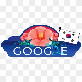 South Korea National Day - South Korea Google Doodle, HD Png Download - south korea flag png