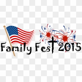 Family Fest To Be Hosted By Eum Church - Flag Of The United States, HD Png Download - american flag clip art png