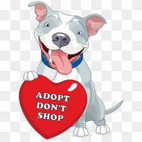 Valentines Pit Bull Clipart , Png Download - St Patricks Day Dog Clipart, Transparent Png - pit bull png