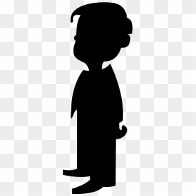 Little Boy Silhouette Clip Art - Silhouette Of A Boy, HD Png Download - little girl silhouette png