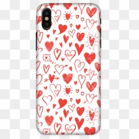Mobile Phone Case, HD Png Download - heart doodle png