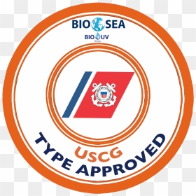 The United States Coast Guard Logo Bio Sea Uscg Type - United States Coast Guard, HD Png Download - coast guard logo png