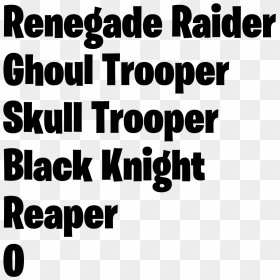 Black Knight Reaper O Fortnite Png Logo Download Logo - Poster, Transparent Png - fortnite png logo