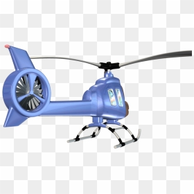 Cartoon Helicopter Png - Helicopter From The Back, Transparent Png - police helicopter png