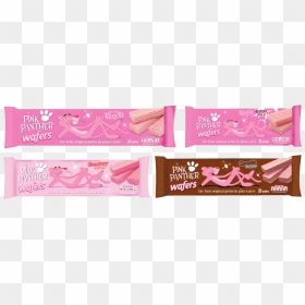 Pink Panther Wafers - Chocolate Pink Panther Wafers, HD Png Download - pink panther png