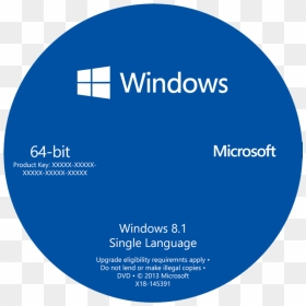 Windows Cd Cover Transparent Background - Circle, HD Png Download - windows logo png transparent background