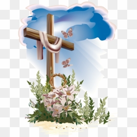 Image Result For Easter Sunday Catholic Images Png - Good Friday Wishes 2020, Transparent Png - catholic cross png