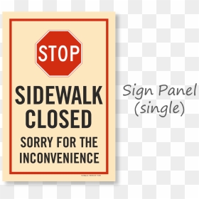 Stop Sign, HD Png Download - closed sign png