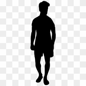 Silhouette, HD Png Download - man walking silhouette png