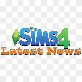 The Sims 4 Latest News On Patches And New Dlc Release - Graphic Design, HD Png Download - the sims 4 logo png