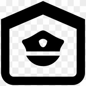 Police Station Icon - Vector Police Station Icon, HD Png Download - police icon png