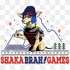 Shaka Brah Games Logo - Cartoon, HD Png Download - shaka png