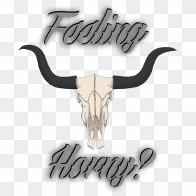 Cattle Logo Antler Brand Font - Texas Longhorn, HD Png Download - bull skull png