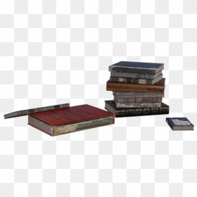 Bed, HD Png Download - pile of books png