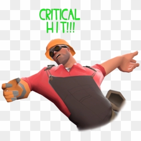 Tf2 Critical Hit Gif, HD Png Download - team fortress 2 logo png