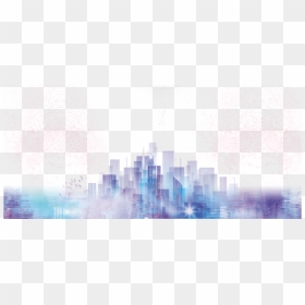 Ftestickers City Citylights Skyline Dreamy - Real Estate Background Images Hd, HD Png Download - city outline png