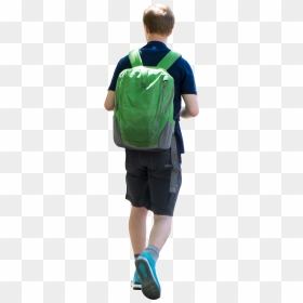 Transparent Person Walking Png - Backpack, Png Download - jogging png