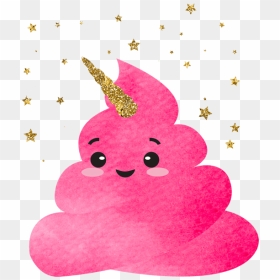 Red Glitter Poop - Unicorn Poo, HD Png Download - red glitter png