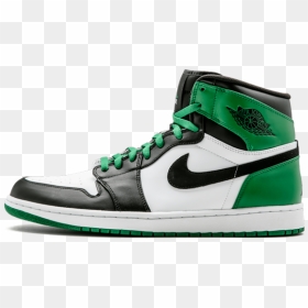 Jordan 1 Satin Black Toe, HD Png Download - celtics png