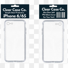 Iphone 6/6s Transparent Soft Silicon Gel Cover - Mobile Phone Case, HD Png Download - iphone 6 transparent png