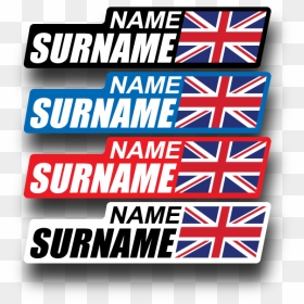 Bike Frame Name Stickers Flag Png - Colorfulness, Transparent Png - hello my name is tag png