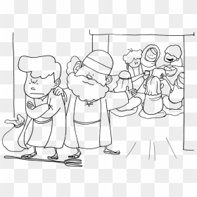 Line Art, HD Png Download - father and son png
