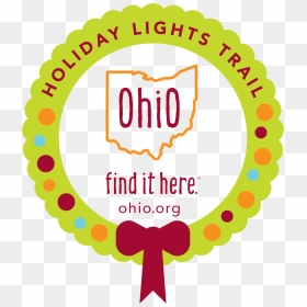 Ohio Holiday Lights Trail Logo - Ohio Find It Here Logo, HD Png Download - north pole png