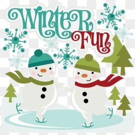 Winter Snow Clipart Winter Fun - Clip Art Winter Fun, HD Png Download - snow clipart png
