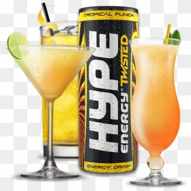 Hype Energy Cocktail Tropical - Hype Energy Drink, HD Png Download - tropical drink png
