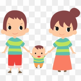 Family Son Father Mother Clipart - Cartoon, HD Png Download - father and son png