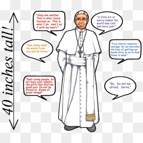 Cartoon, HD Png Download - pope francis png