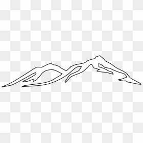 Line Art, HD Png Download - snow clipart png