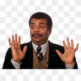 Neil Degrasse Tyson Hands Up Gif , Png Download - Neil Degrasse Tyson Meme, Transparent Png - hands up png