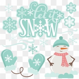 Snow Clipart Let It Snow, HD Png Download - snow clipart png
