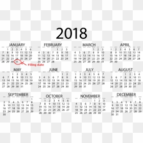 Transparent Calendar Date Png - 2017 月曆, Png Download - calendar date png