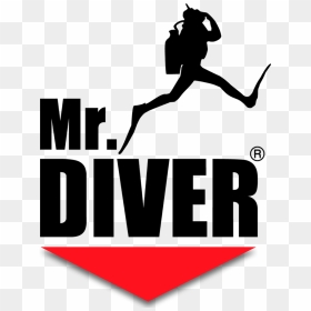 Mr Diver Logo, HD Png Download - diver png