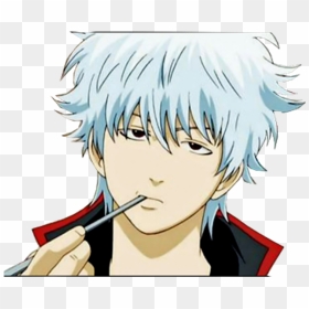 White Haired Main Characters , Png Download - Gintama Png, Transparent Png - gintama png